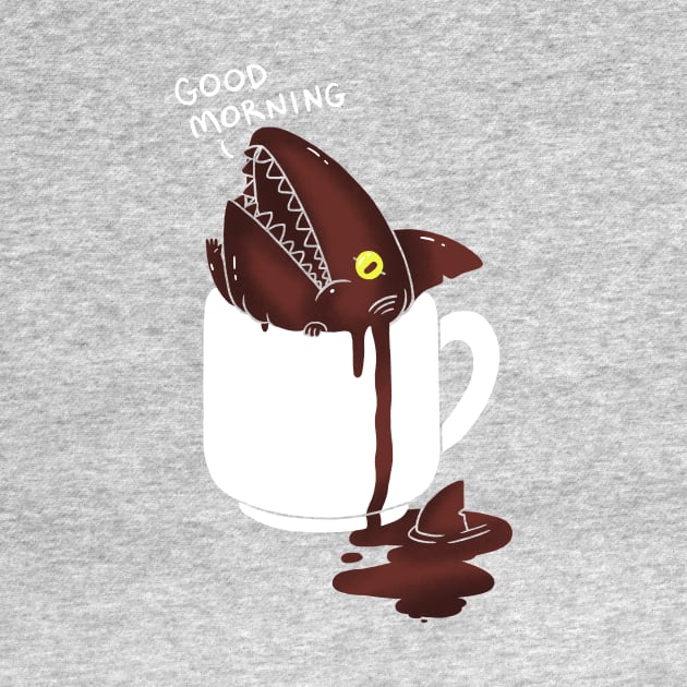 Coffee Shark by PoliteYetPeculiar